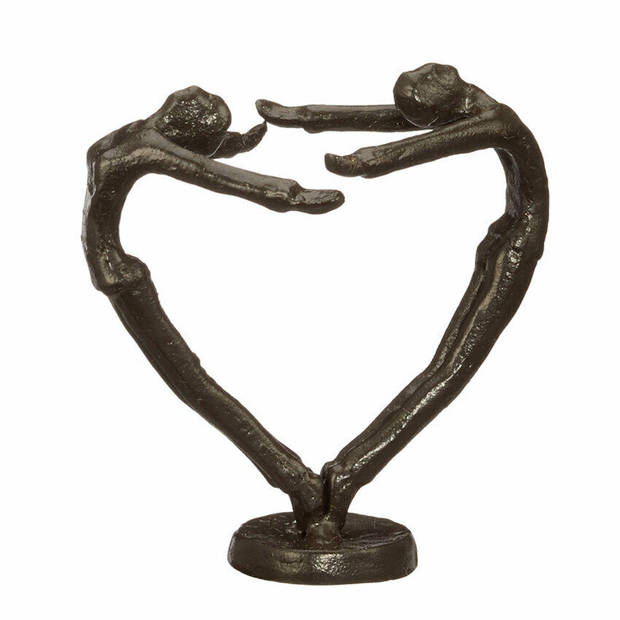 Decopatent® Beeld Sculptuur Liefde - Love - Sculptuur van Metaal -