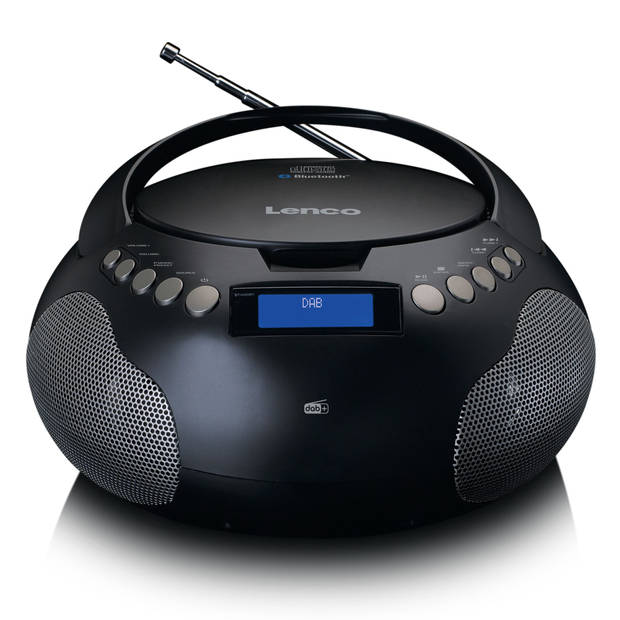 Draagbare radio met DAB+/ FM radio en Bluetooth® Lenco Zwart