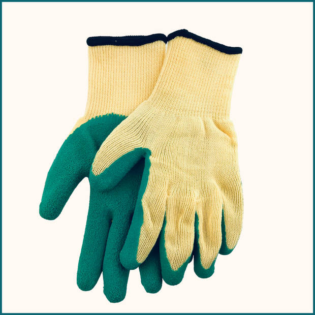 HIXA Tuinhandschoenen - Extra Grip - Latex - Groen - One Size - Werkhandschoenen