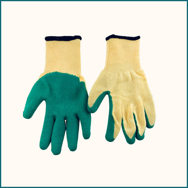 HIXA Tuinhandschoenen - Extra Grip - Latex - Groen - One Size - Werkhandschoenen