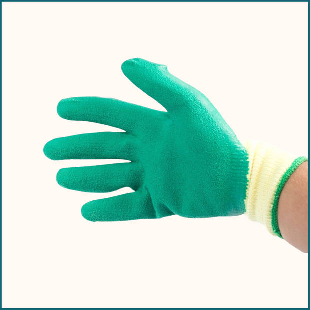 HIXA Tuinhandschoenen - Extra Grip - Latex - Groen - One Size - Werkhandschoenen