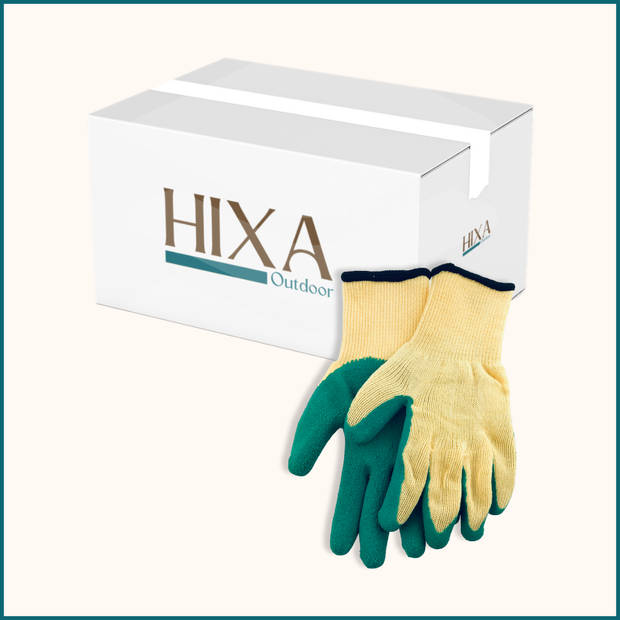 HIXA Tuinhandschoenen - Extra Grip - Latex - Groen - One Size - Werkhandschoenen