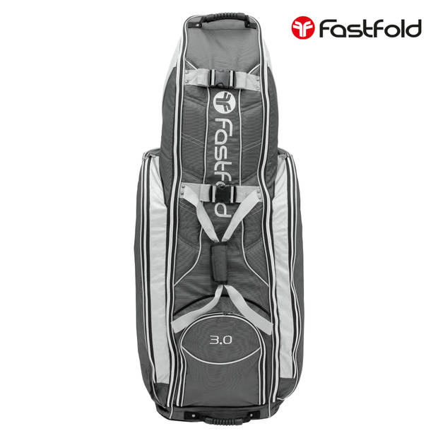 Fast Fold golftas zwart/zilver, 137x50x40 cm, gemaakt van polyester