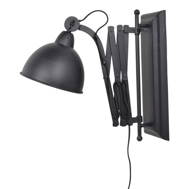 Wandlamp Harmonica XL Zwart Ø20