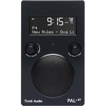 Tivoli DAB+ radio PAL + BT (Zwart)