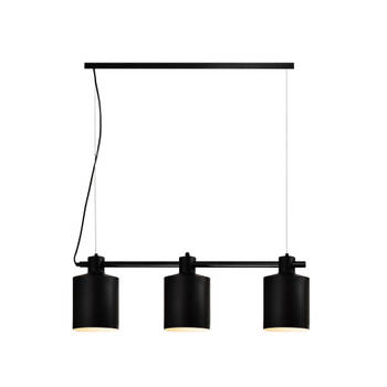 QUVIO Hanglamp 3-lichts ronde kap - QUV5062L-BLACK