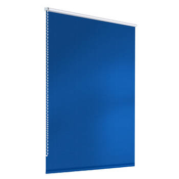 Verduisteringsrolgordijn Klemmfix donkerblauw 80 x 230 cm