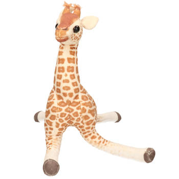 Living Earth serie - Pluche knuffel dieren Baby Giraffe van 43 cm - Knuffeldier