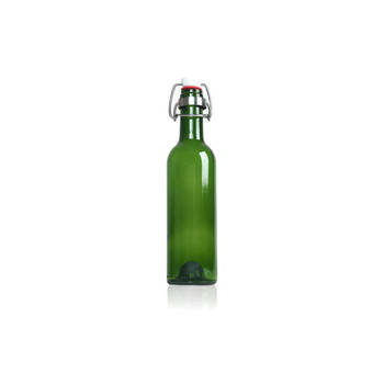 Rebottled Beugelfles / Weckfles - Groen - 375 ml - gemaakt van gerecyclede wijnflessen