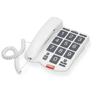 Vaste telefoon met grote toetsen Fysic FX575 Wit
