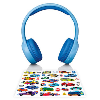 Vouwbare kinder Bluetooth® hoofdtelefoon Lenco HPB-110BU Blauw