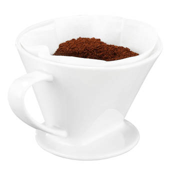 Decopatent® Koffiefilter Porselein - Maat 4 - Koffie filter porselein
