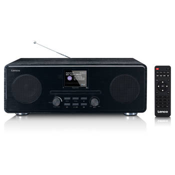 DAB+/FM radio met CD speler en Bluetooth® Lenco DAR-061BK Zwart
