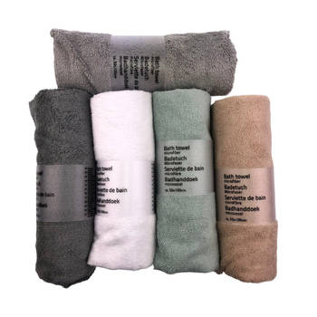 MARBEAUX Handdoeken Microvezel - Sporthanddoek - 5 stuks - Multicolor - Polyester