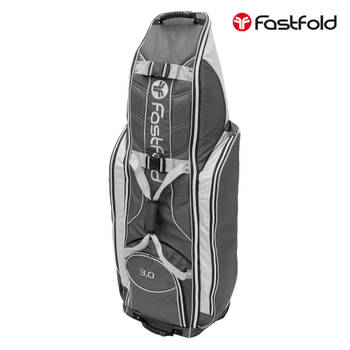 Fast Fold golftas zwart/zilver, 137x50x40 cm, gemaakt van polyester