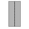Vliegengordijn magnetische deur 100 x 210 cm Zwart