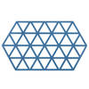 Krumble Siliconen pannenonderzetter Hexagon lang - Blauw