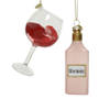 Decoris Kersthangers - Gin Tonic en glas - glas - 12 cm - 2ST - Kersthangers