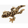 Knuffel Gekko - hagedis - knuffeldier - 27 cm - pluche stof - bruin - Knuffeldier