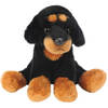 Suki Gifts Pluche knuffel dieren Rottweiler hond - 13 cm - Knuffel huisdieren