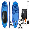 Opblaasbare Stand Up Paddle Board Limitless, 308 x 76 x 10 cm, blauw, incl. pomp en draagtas, gemaakt van PVC en EVA