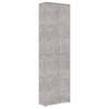 vidaXL Gangkast 55x25x189 cm spaanplaat betongrijs