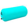 vidaXL Gymnastiekrol met pomp opblaasbaar 120x90 cm PVC groen