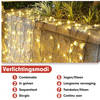 LED Balkonverlichting - 320 Led - 8 streng - Waterval - Gordijn kerstverlichting - HEM opbergzak