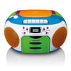 Draagbare FM radio CD/Cassette speler - Kids Lenco Multi kleuren