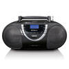 Draagbare radio CD-speler met DAB+ en Bluetooth® Lenco Zwart-Zilver