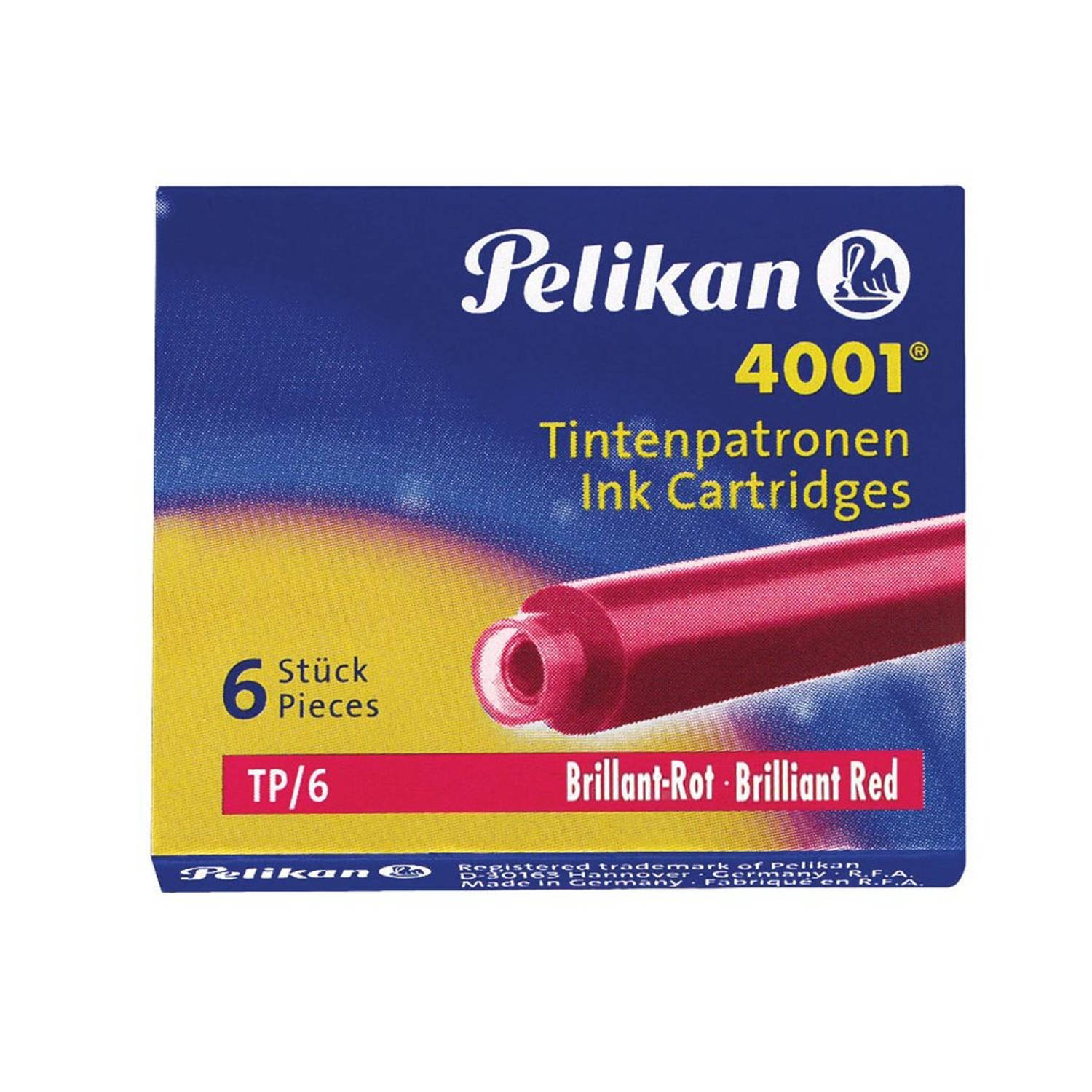 Inktpatroon Pelikan 4001 rood