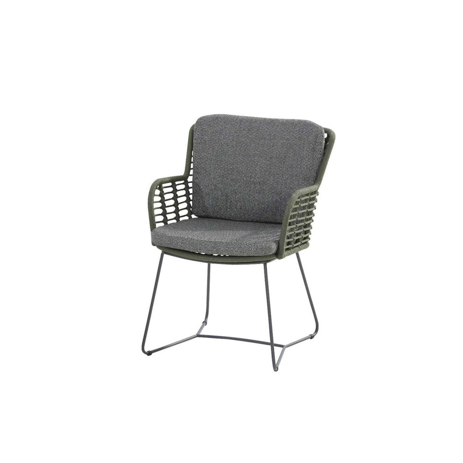 Fabrice dining chair Green-Anthracite