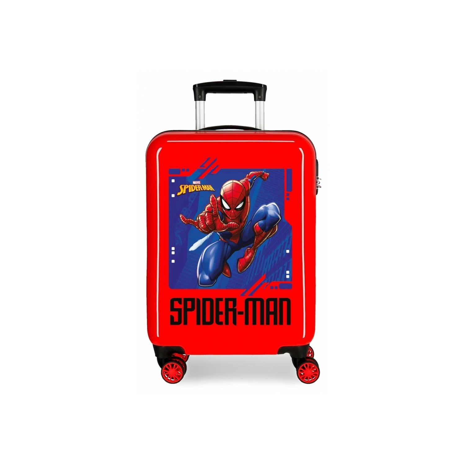 Marvel koffer Spider Man junior 33 liter 38 x 55 cm ABS rood