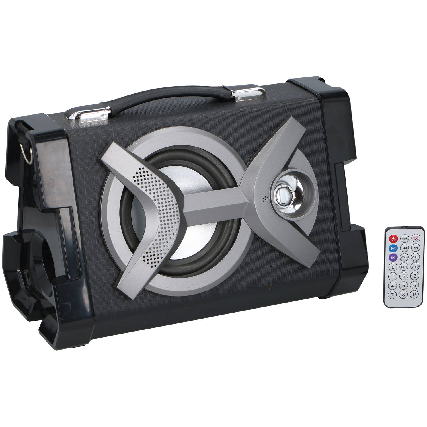 Dunlop Draadloze Speaker Bluetooth Fm-radio Draagbaar 20 Watt Zwart
