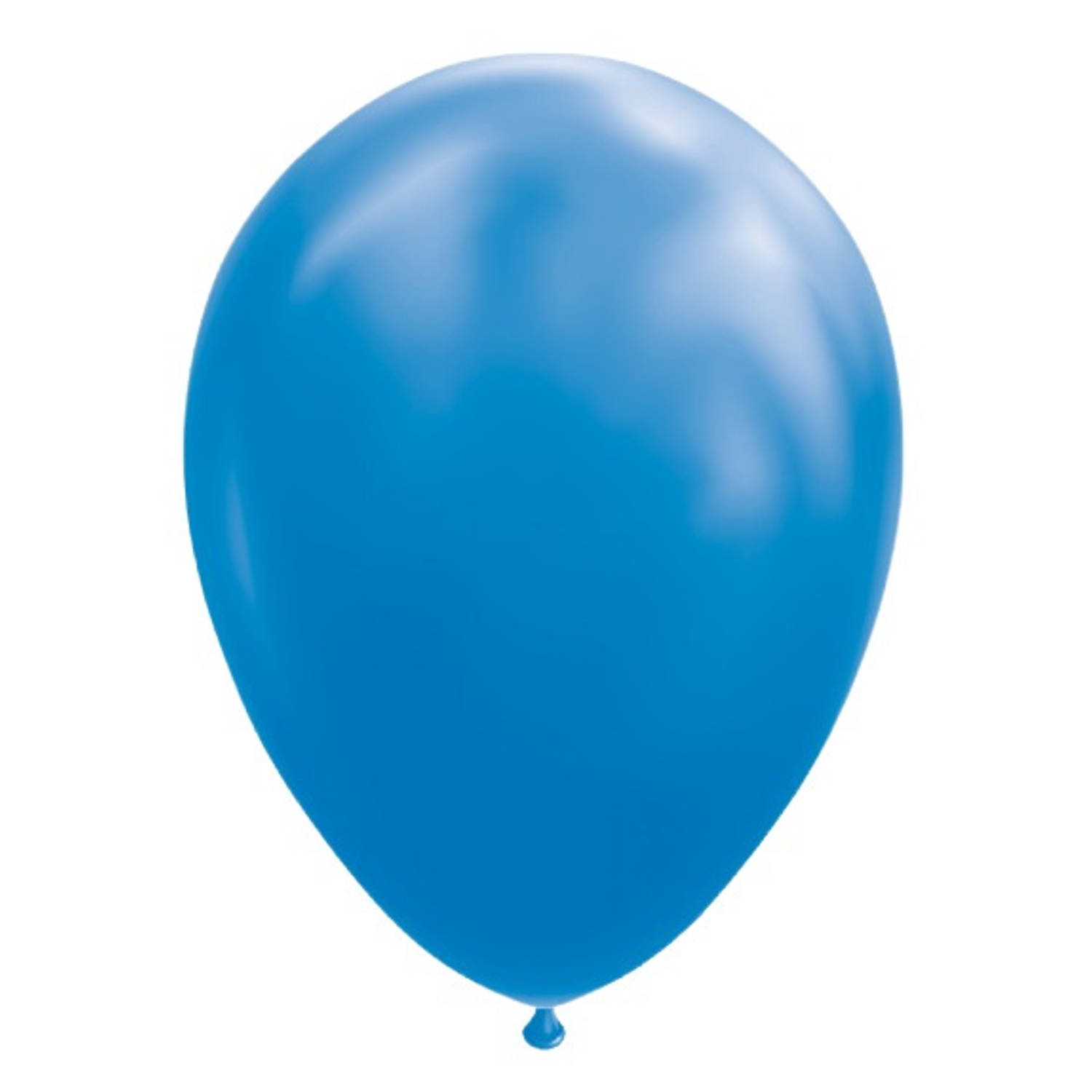 Globos ballonnen 30 cm latex blauw 10 stuks