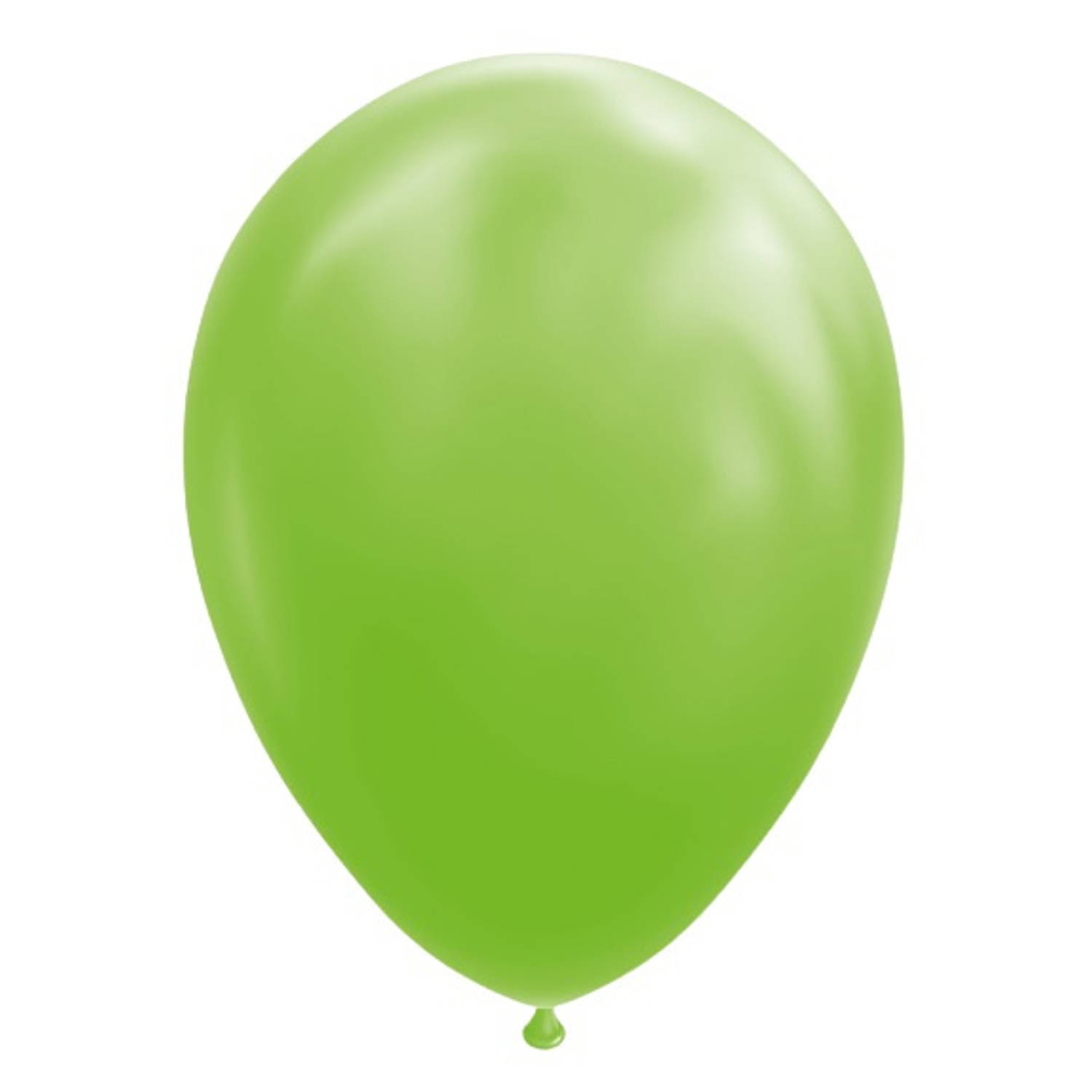 Wefiesta ballonnen 30 cm latex lime 10 stuks
