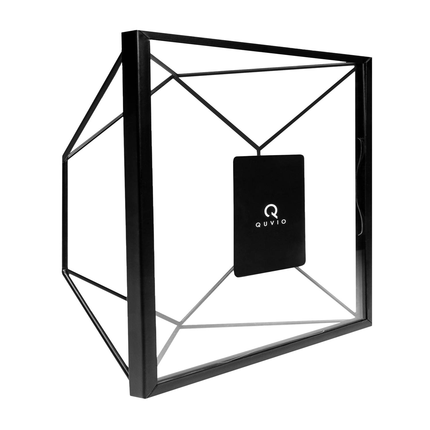 Quvio Fotolijstje Hexagon Staal 15 X 15cm Zwart