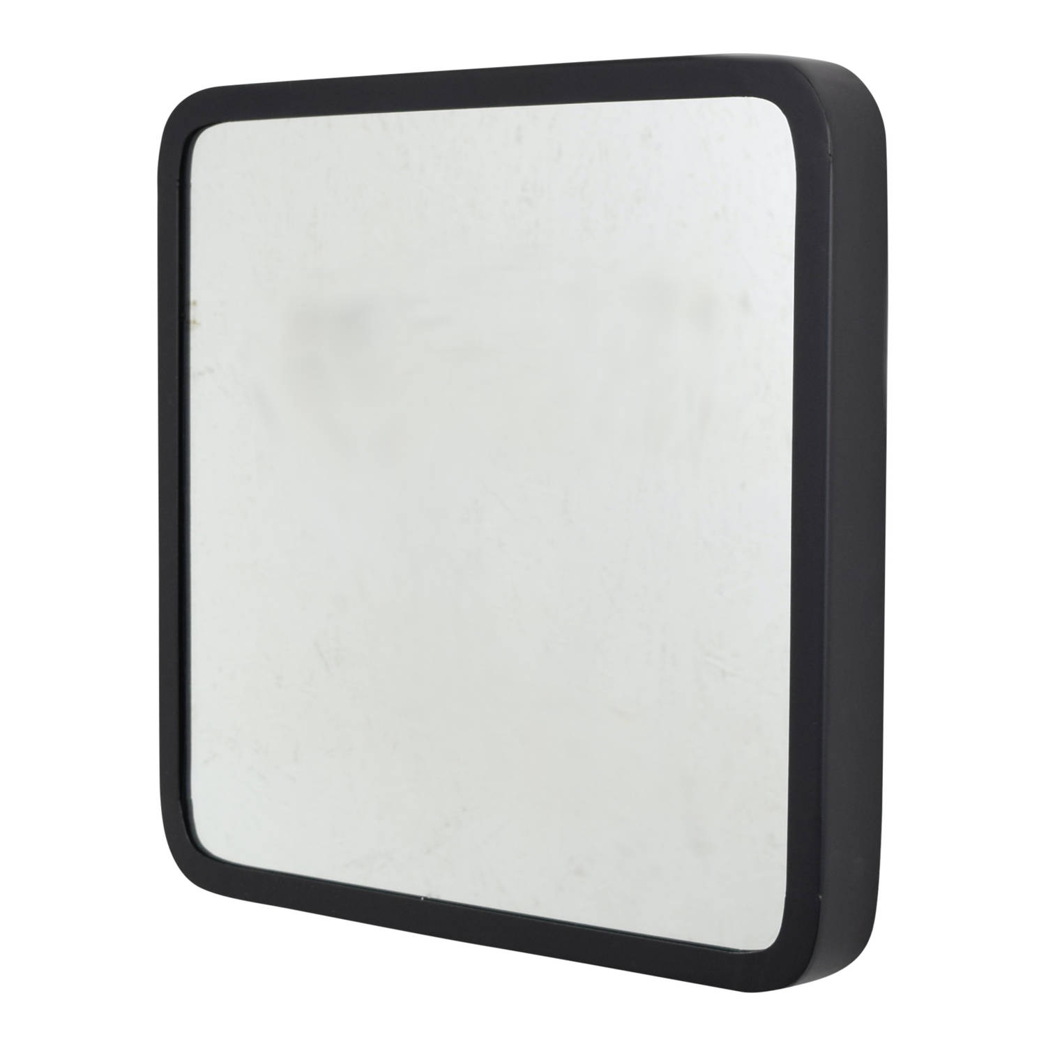 LOFT42 Mirror Spiegel Vierkant Zwart Industrieel Metaal 42x42
