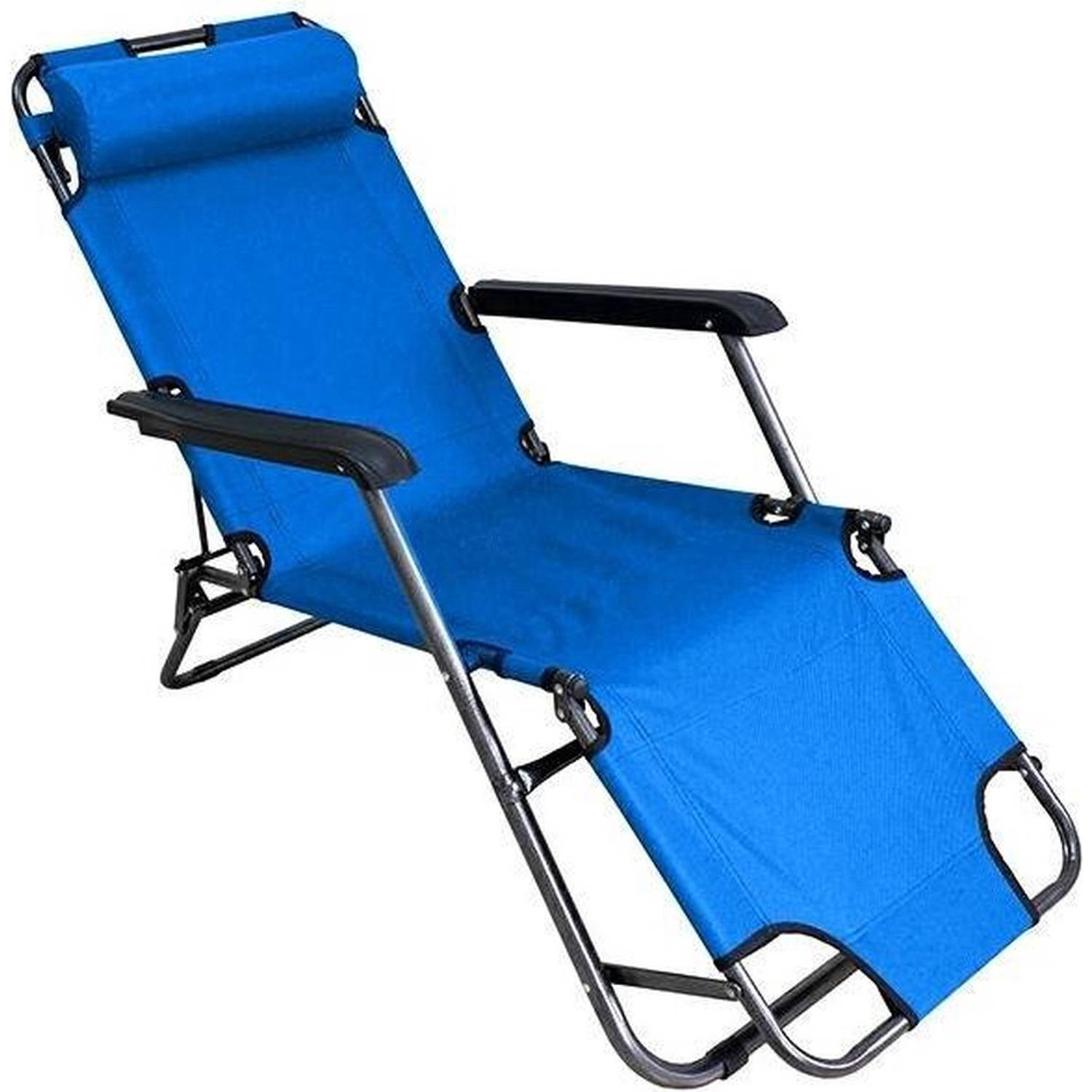 Opvouwbaar Strandstoel - - Blauw | Blokker