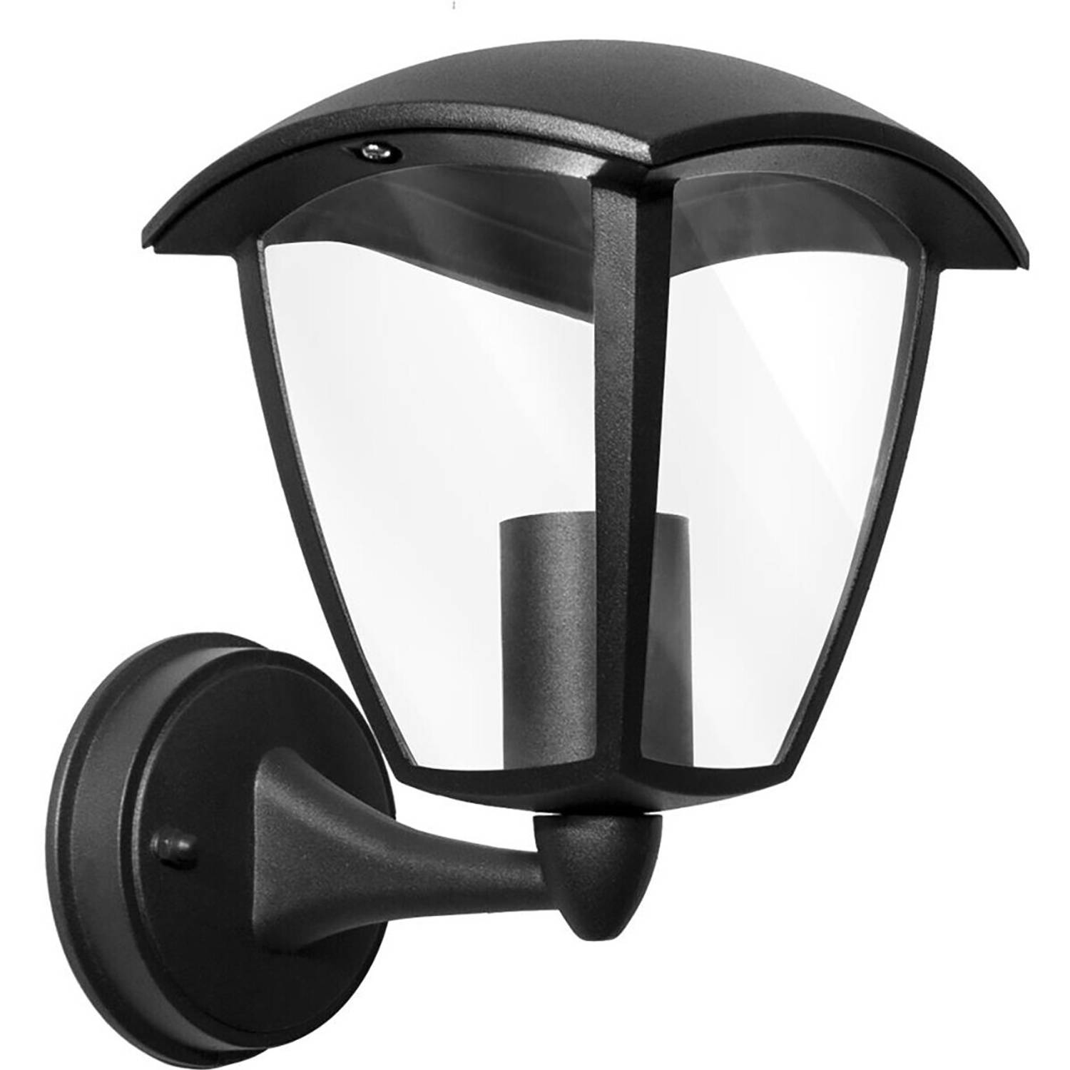Ademen optocht Medewerker LED Tuinverlichting - Buitenlamp Nostalgisch - Aigi Nuosta Up - E27 Fitting  - Mat Zwart - Aluminium | Blokker