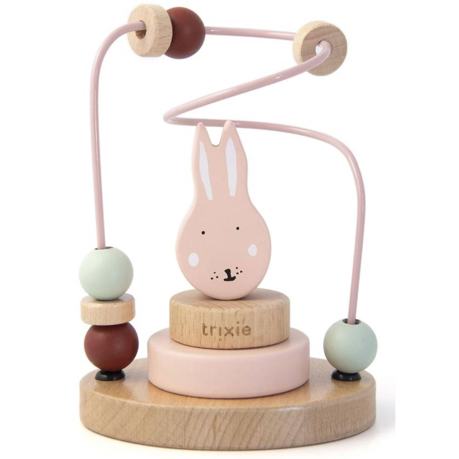 Trixie - Houten Kralenframe - Baby Activity Toys - Mrs Rabbit