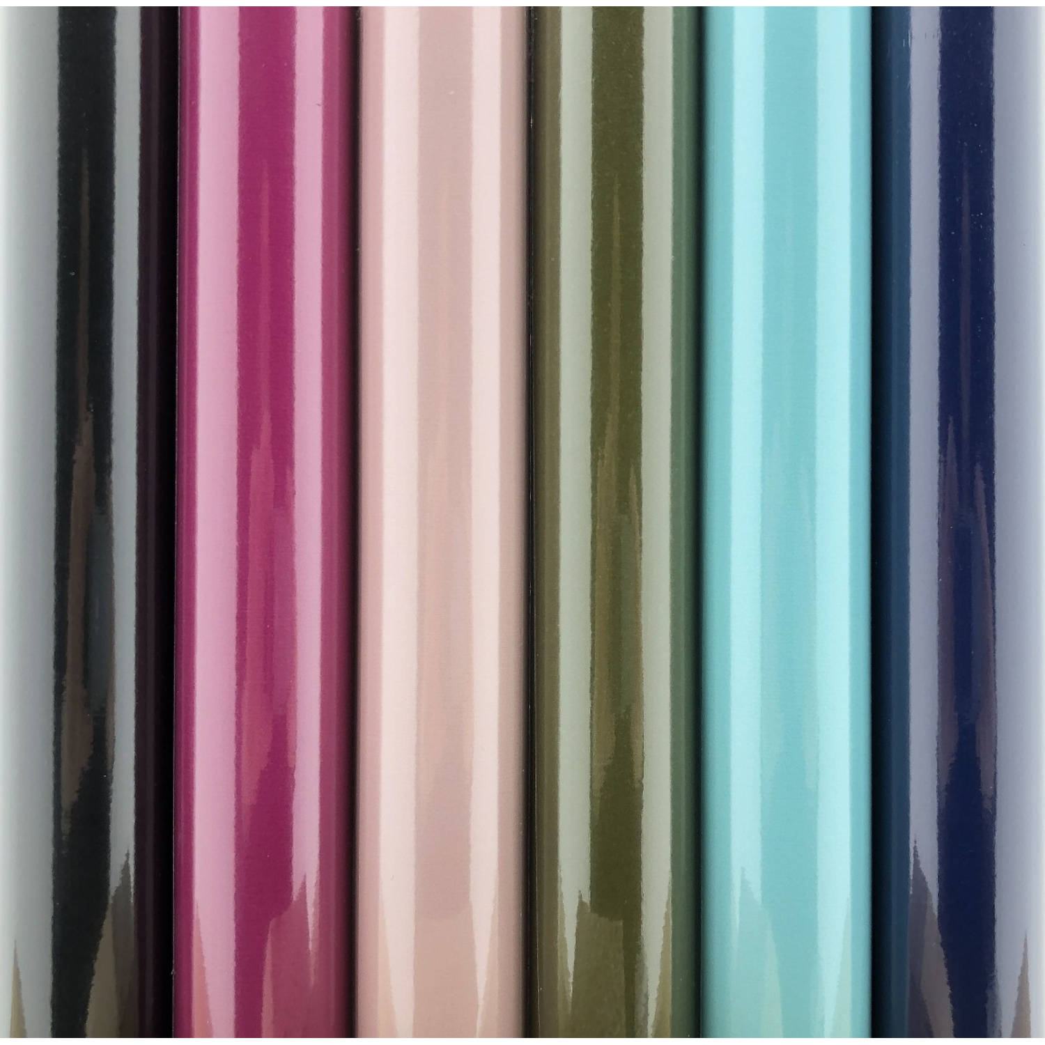 Gekleurd assortiment inpakpapier cadeaupapier HO101 - 300 x 46,5 cm - 5 rollen