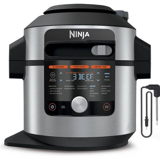 Ninja Foodi OL750EU Multicooker - 14 Kookfuncties - 7,5 Liter - Inclusief Airfryer, Broodbakmachine, Stomen, Grillen