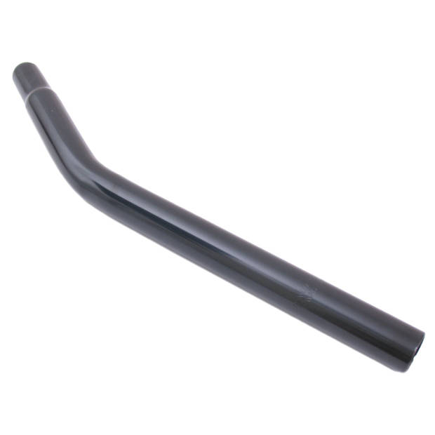 Zadelpen ø25,4mm / 360mm gebogen staal zwart
