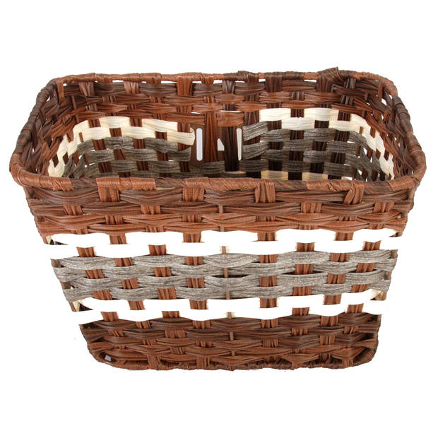 Volare fietsmand 31 liter 40 x 33 x 24 cm riet bruin