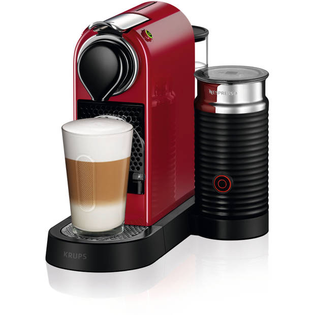 Nespresso Krups koffieapparaat CitiZ & Milk XN7615 (Rood)