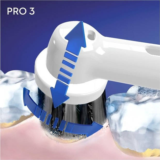Oral-B Pro 3 - 3000 - Zwarte - Elektrische Tandenborstel