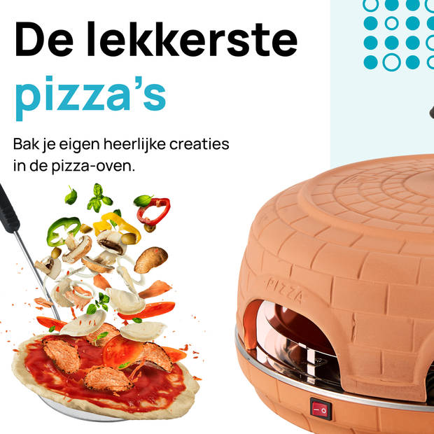 MOA - Pizza Oven - 6 personen - Terracotta - P06