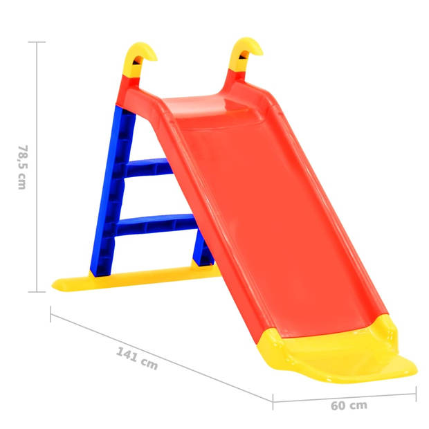 vidaXL Kinderglijbaan 141 cm PP