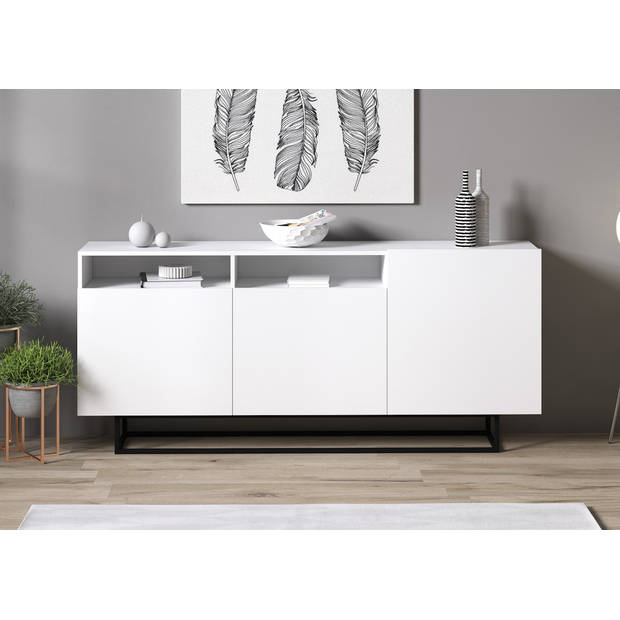 Meubella Dressoir Eos - Wit - 180 cm